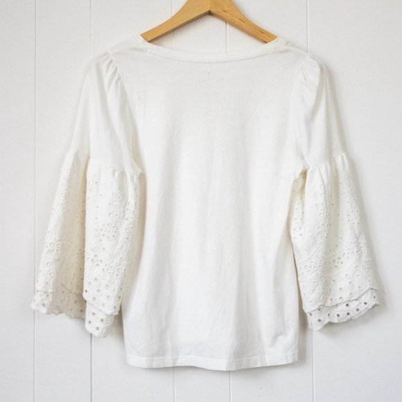 American Eagle Soft & Sexy Bell Eyelet Top, Small - Picture 7 of 13